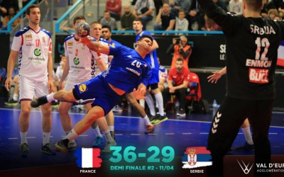 Highlights France - Serbie | 1/2 Final TIBY Handball U21M - 2019