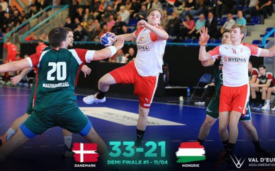 Highlights Denmark - Hungary | 1/2 Final TIBY Handball U21M 2019