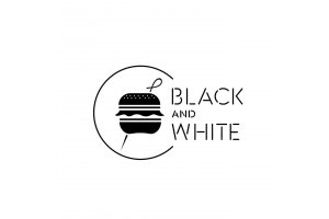 Black And White Burger