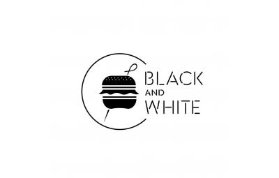 Black And White Burger